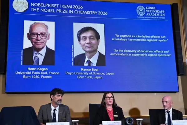 Henri Kagan y Kenso Soai ganan el Nobel de Química 2026
