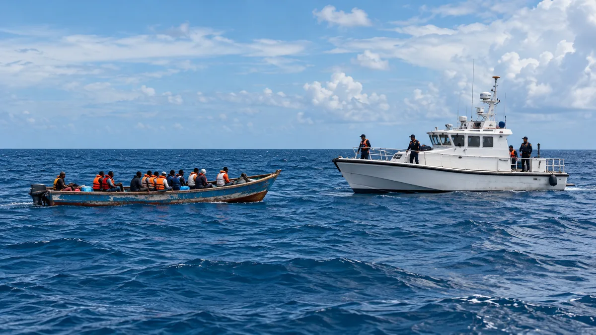 Guardia Costera repatría a 63 migrantes interceptados en el Canal de la Mona