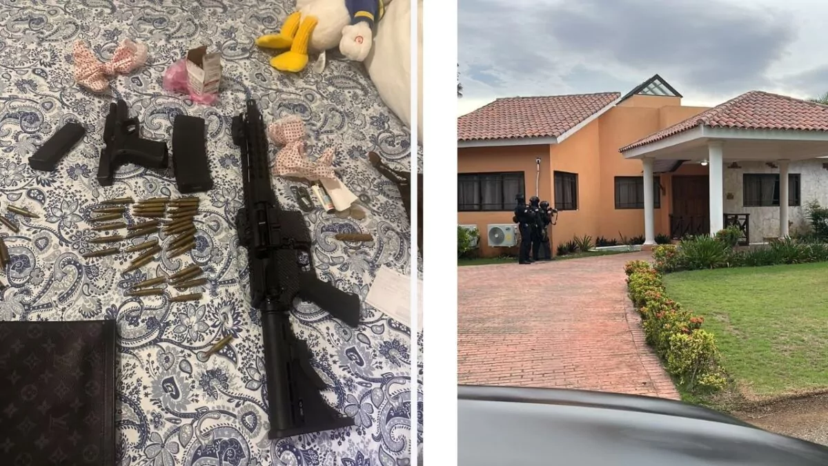 Ocupan armas, 141 municiones y US$34,200 durante allanamiento en Juan Dolio