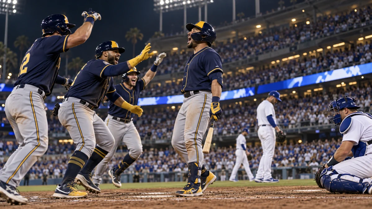 Los Cerveceros de Milwaukee barren a los Dodgers y regresan a la Serie Mundial
