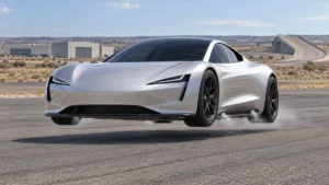 Tesla presenta Roadster con propulsores de SpaceX y maniobras aéreas