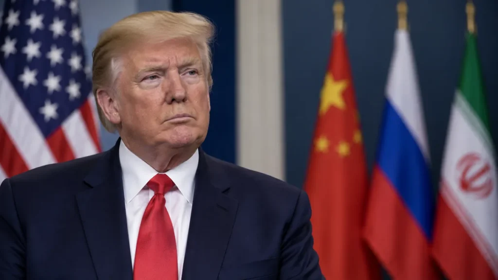 Trump descarta apoyo chino y ruso a Irán contra fuerzas estadounidenses