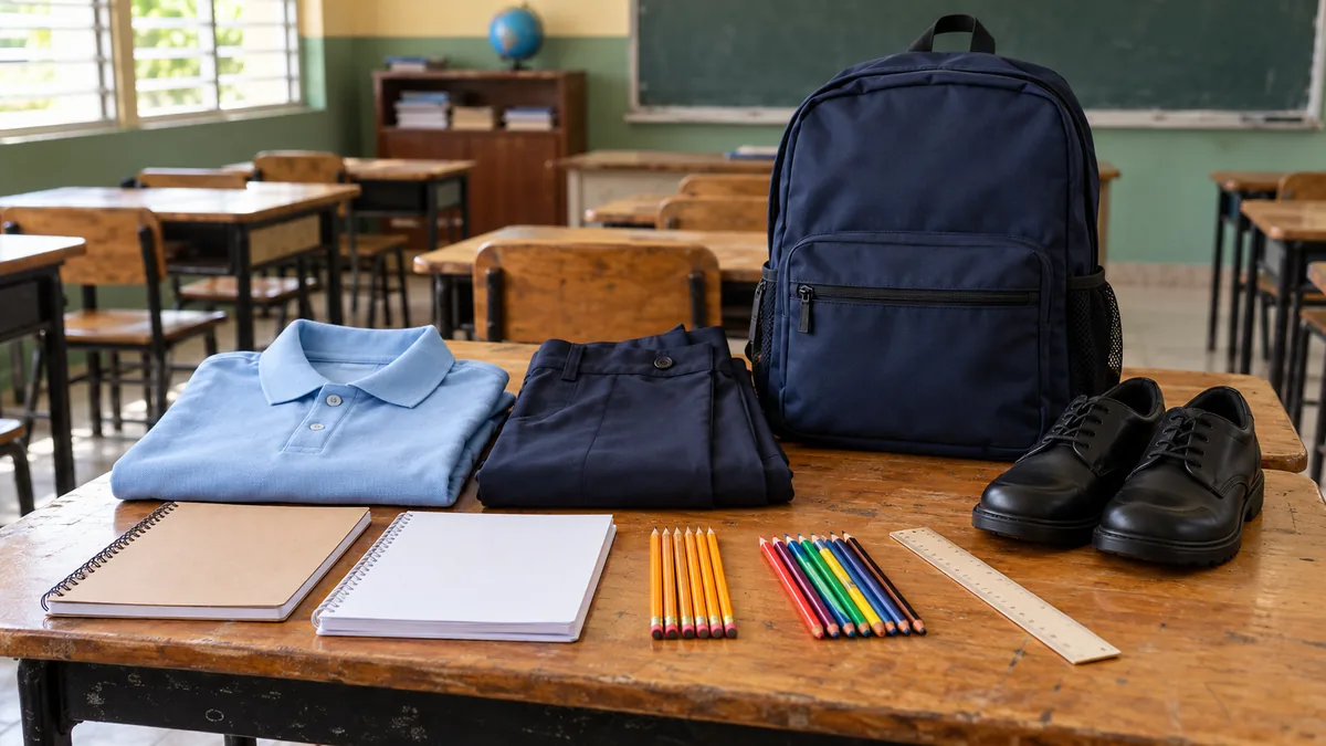 INABIE abre consulta sobre pliegos para adquirir uniformes y útiles escolares